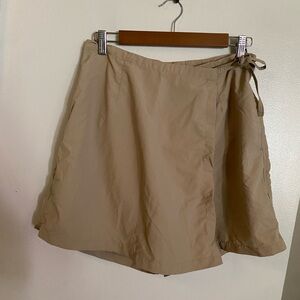 Vintage The North Face Khaki Tan Hiking Skirt Skort - Womens Size 10